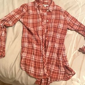 Croft and Barrow long plaid shirt